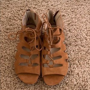 Earthies lace up sandals